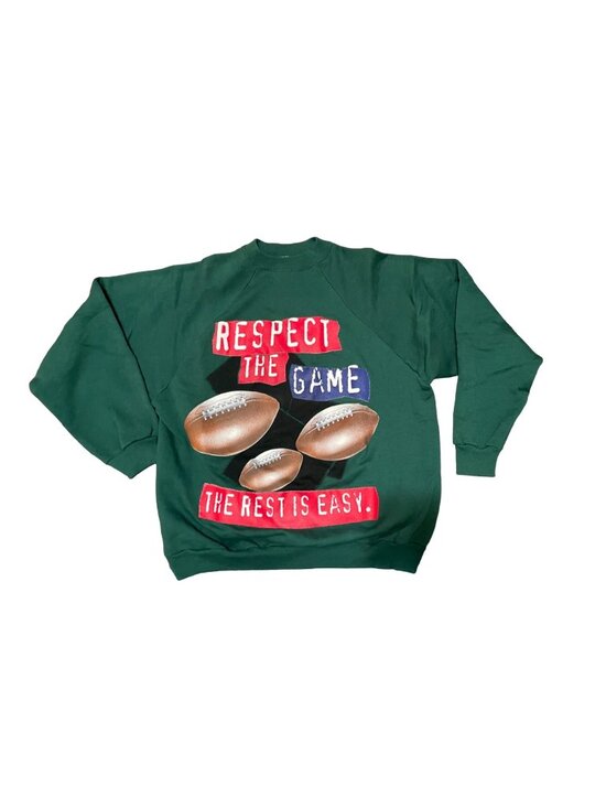 Hanes Activewear Other - Hanes Activewear Football Respect the Game Graphic Crewneck Sweatshirt NFL XL